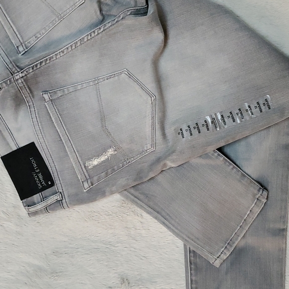 Armani Exchange Grey Skinny Ankle Jeans Sz 12 / 31 - Picture 4 of 7